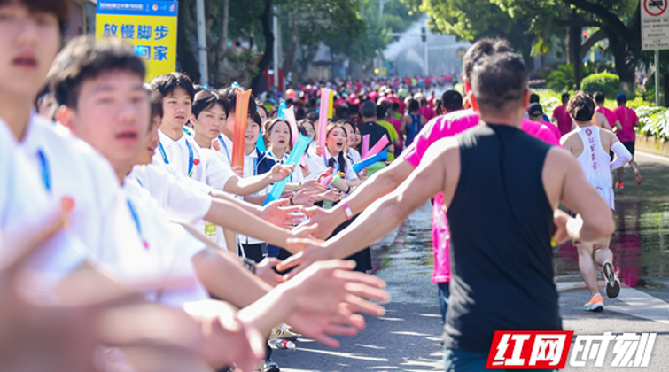 青春护航点亮赛场！ 天心区青年志愿者为2026湘江半程马拉松赛添光彩