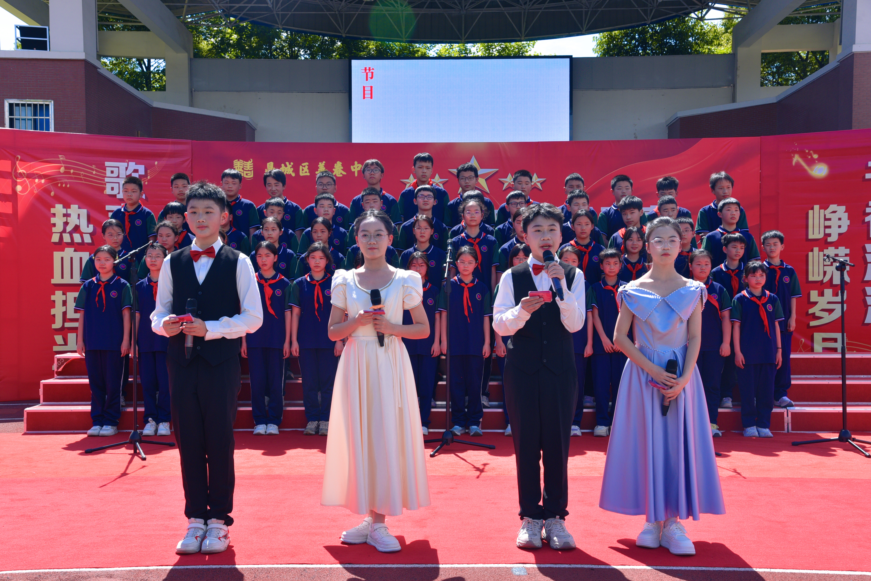 【鼎城区站】善卷中学：红韵燃动少年志 书香涵养少年心