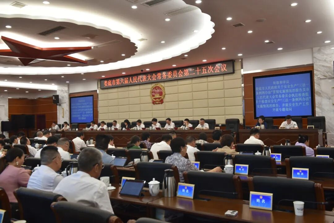 娄底市人大常委会开展安全生产专题询问 黄诚摄影.jpg