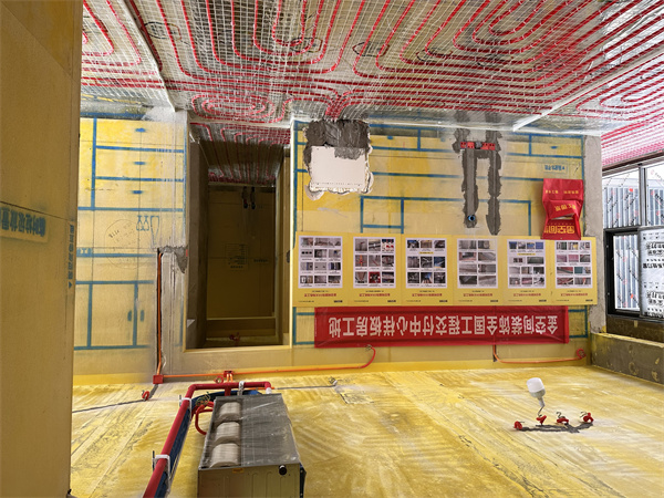 金空间装饰中海悦山府全国工程交付中心样板房工地巡检完成