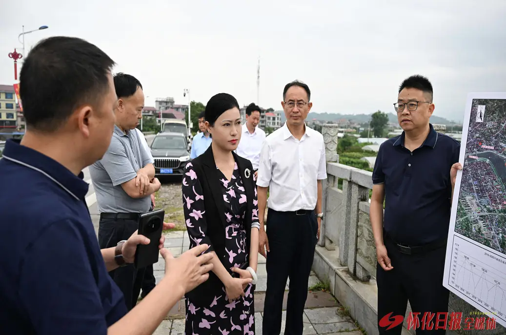 韦朝晖在中方县溆浦县检查督导