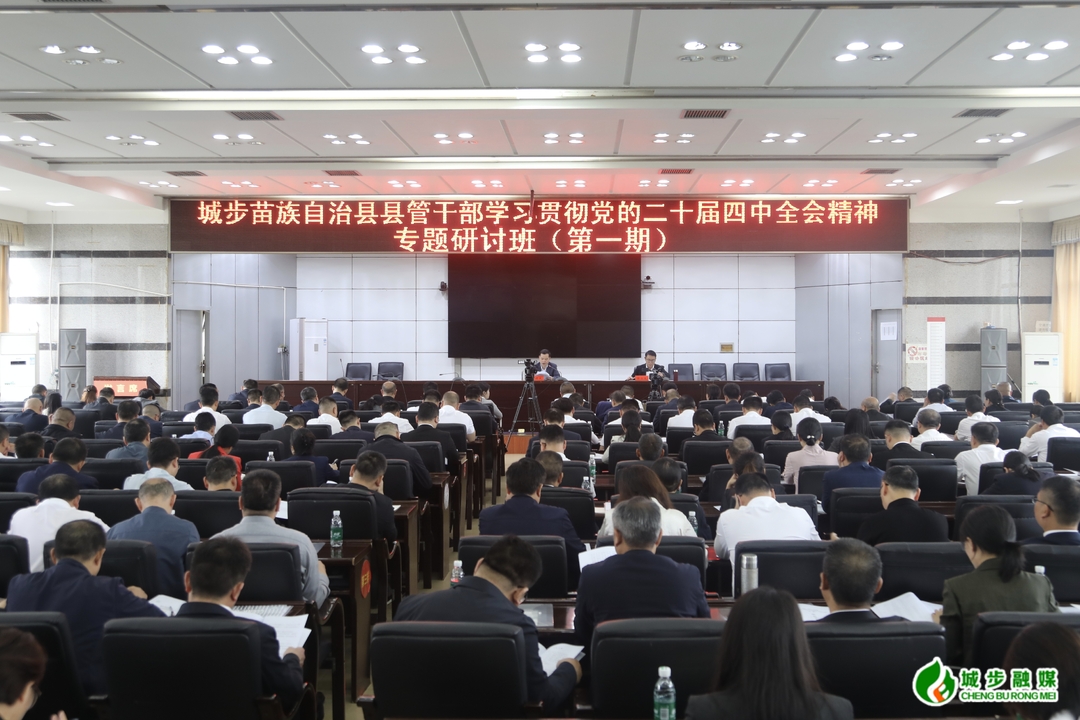 城步苗族自治县县管干部学习贯彻党的二十届四中全会精神专题研讨班开班(图2)