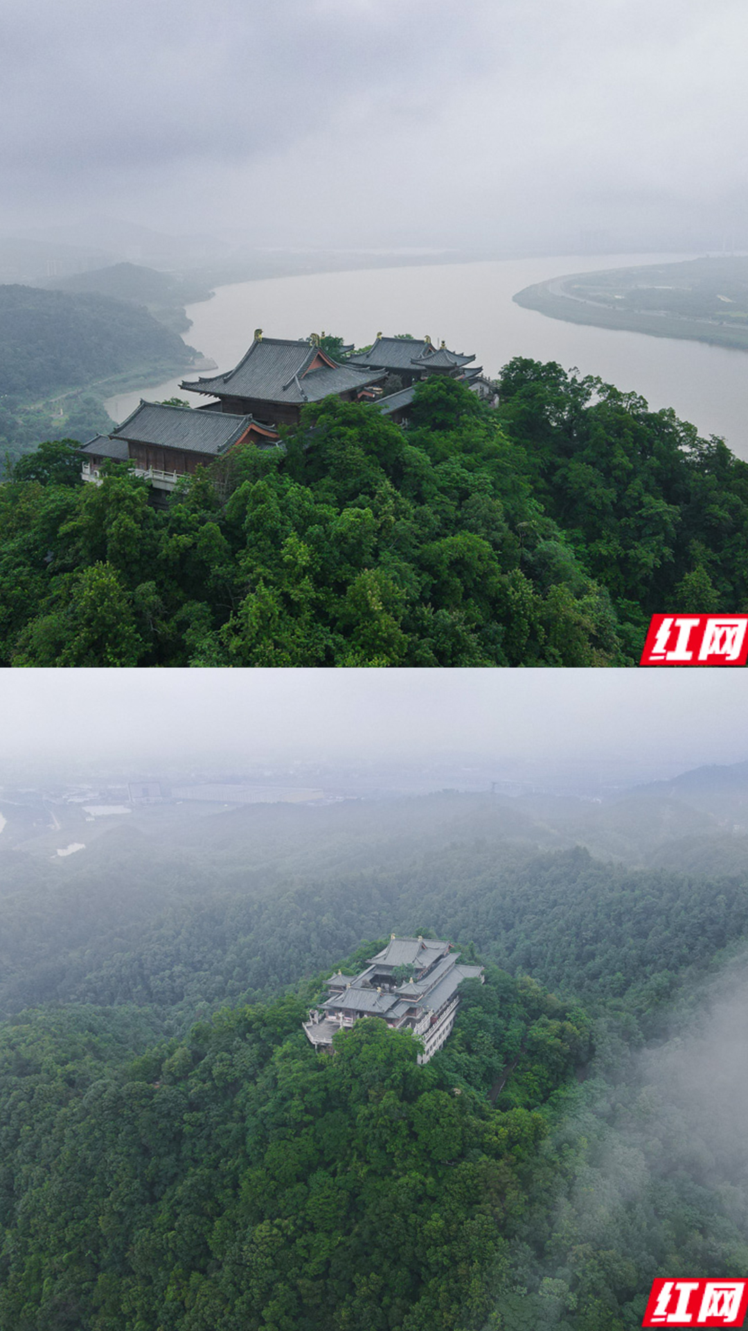 诗意湘潭丨烟雨昭山