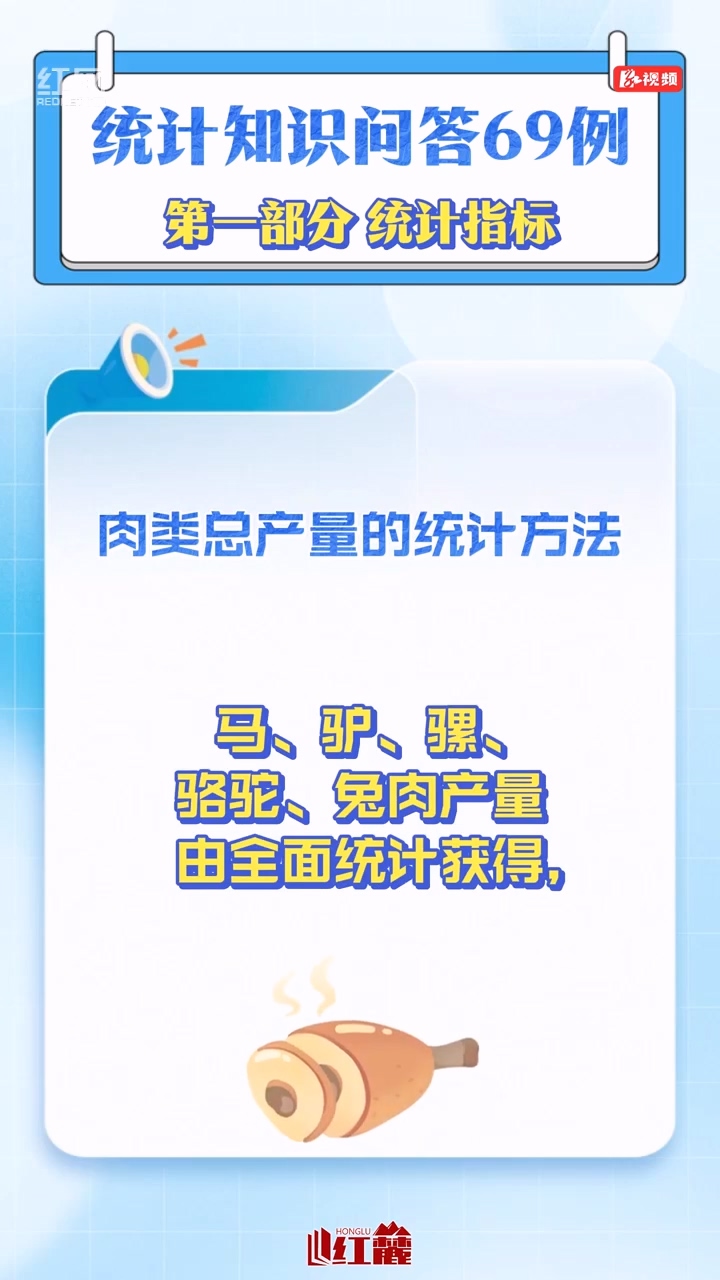 肉类总产量如何统计