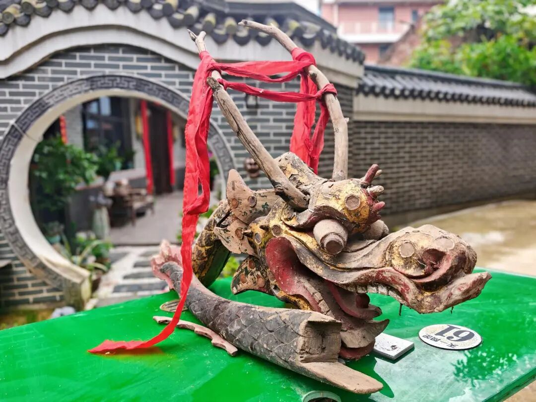 北塔区谷洲村百年老龙头。受访者供图 图片
