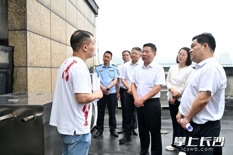 6月24日，市委副书记、市长陈博彰在湖南湘江新区检查督导生态环境保护督察反馈问题整改工作。