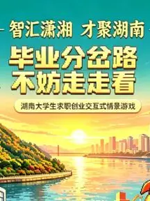 湖大学生打造求职创业互动H5