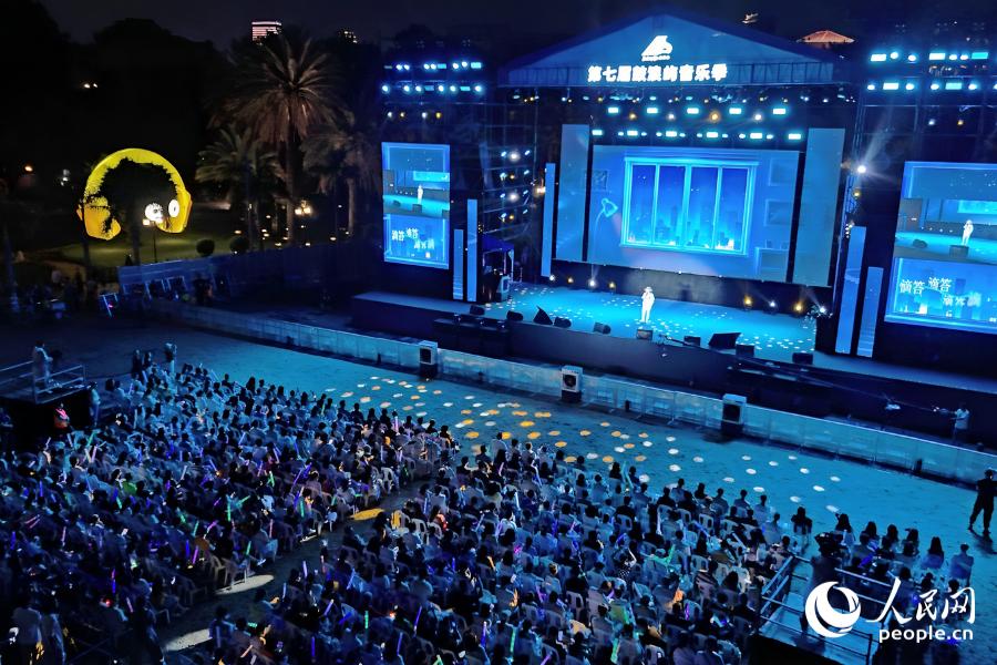“乐见非遗”音乐会在厦门鼓浪屿举行。人民网摄