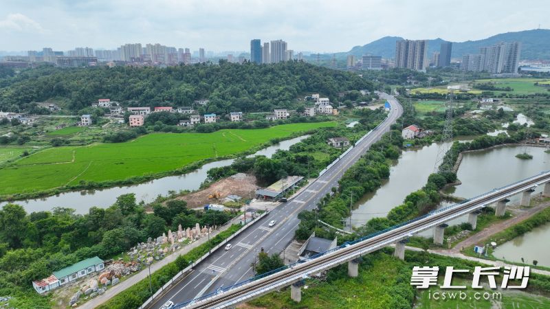 太阳山路（芙蓉北路—铜官电厂专线）修复养护工程完工。长沙晚报通讯员 刘瑞洁 供图
