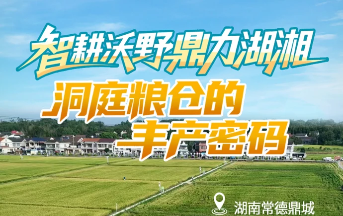 同题共答·粮安中国丨智耕沃野 鼎力湖湘——洞庭粮仓的丰产密码