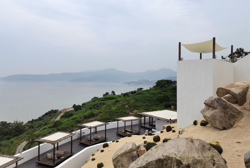 南头村网红海景咖啡综合体。苍南县委宣传部供图