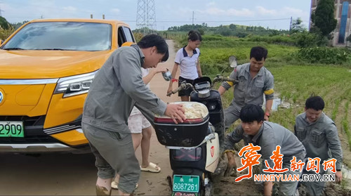宁远电力：田间施救暖人心 电力担当护民生_副本500.jpg