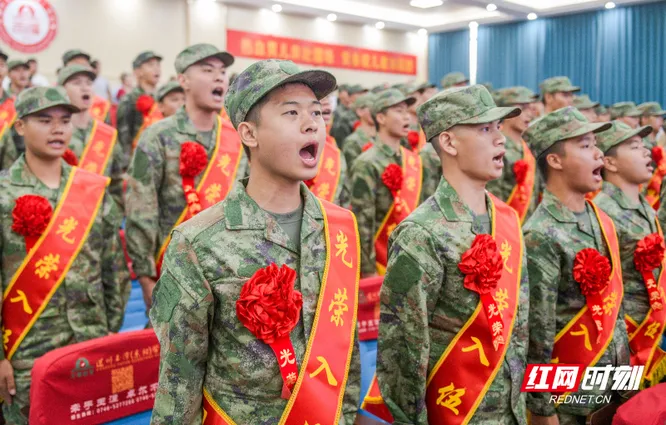 湖南道县：金秋送兵卫家国（组图）