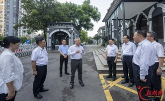 沈晓明在湖南第一师范学院调研