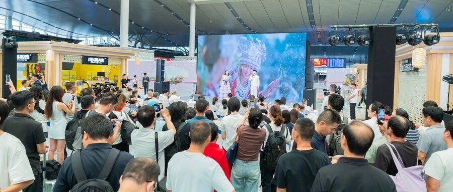 湖南文旅搭台,14市州在长沙高铁站轮番请客