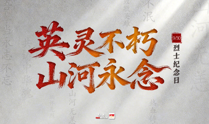 海报丨今天 以国之名 向烈士致敬