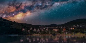 张家界七星山璀璨银河 张张出片当壁纸