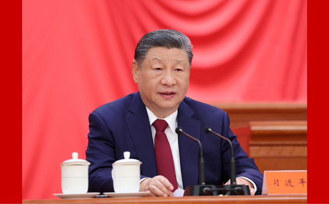 习近平出席纪念中国工农红军长征胜利90周年大会并发表重要讲话