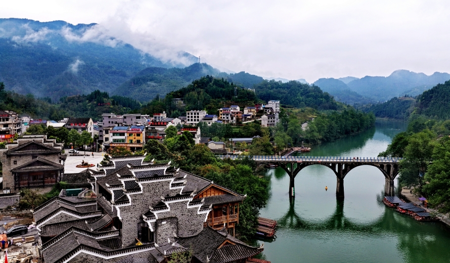 【每日一图@湖南】把清秋交给茶峒，在酉水柔波里慢下来