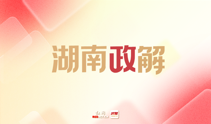 专题丨湖南政解