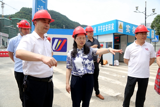 实地检查喻家嘴大桥重建项目.JPG