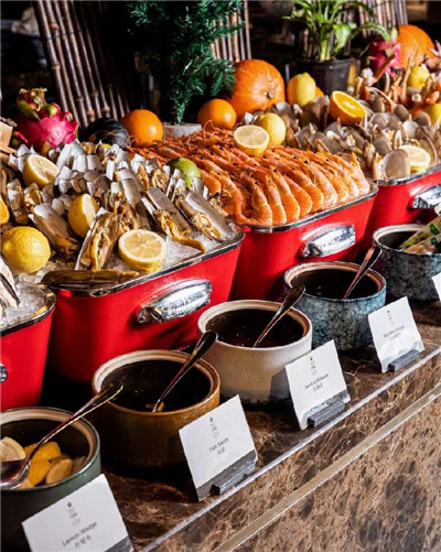 圣诞自助餐海鲜美食_长沙梅溪湖金茂豪华精选酒店.JPG
