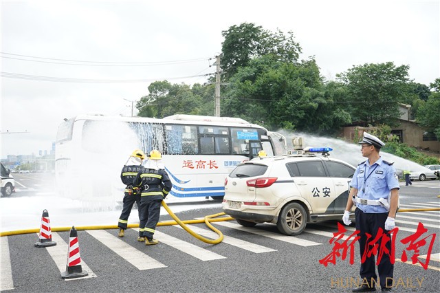 防范未然！长沙交通组织开展道路运输安全应急救援演练