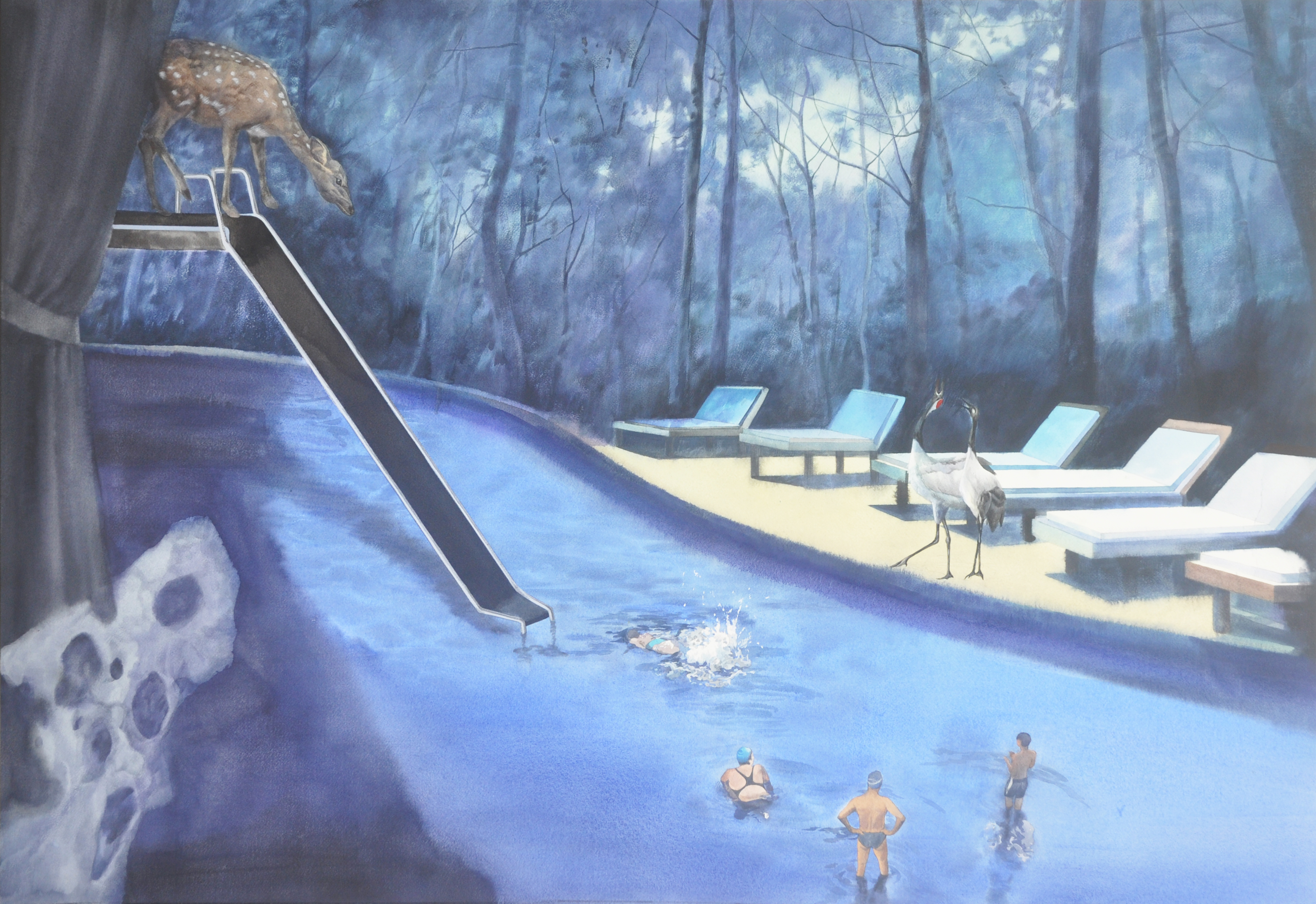 《诗意地栖居之三》 78×109cm  纸上水彩  2021.JPG