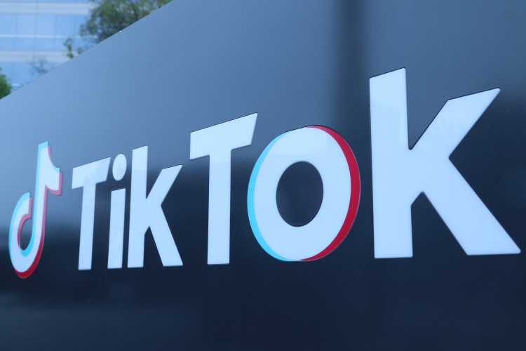 This photo taken on Aug. 21, 2020 shows a logo of TikTok's Los Angeles Office in Culver City, Los Angeles County, the United States. (Xinhua)