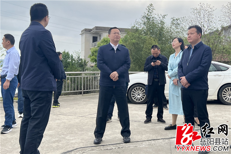 在毛田镇毛田村实地察看生活污水治理情况.JPG
