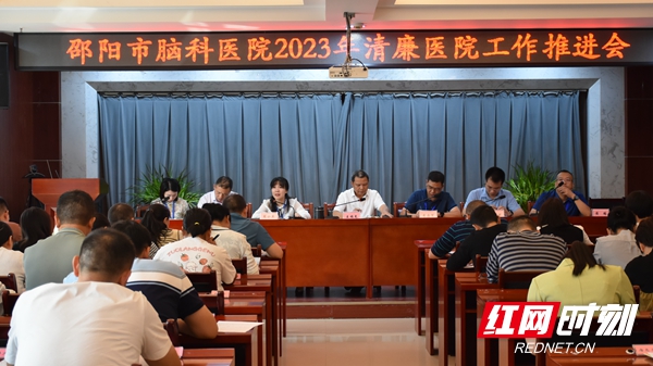 邵阳市脑科医院召开2023年清廉医院建设推进会_邵阳头条网